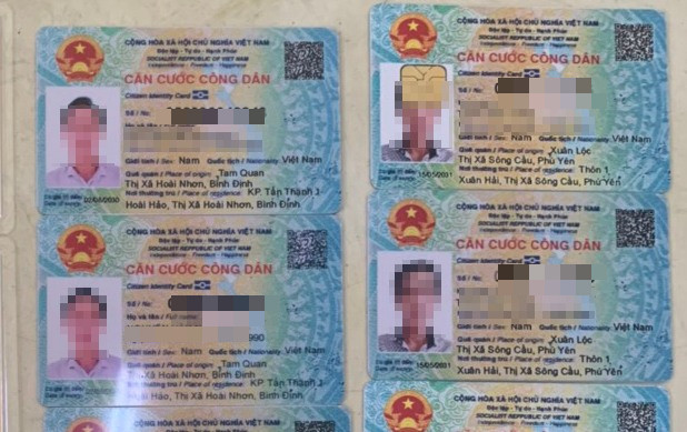 CCCD gắn chip được làm giả rất tinh vi bị công an thu giữ