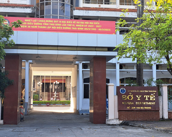 Việc để xảy ra sai phạm, trách nhiệm chính thuộc về giám đốc Sở Y tế Thái Bình, phó giám đốc Sở Y tế và cán bộ chuyên môn liên quan. Ảnh: Khánh Linh/Tuổi Trẻ