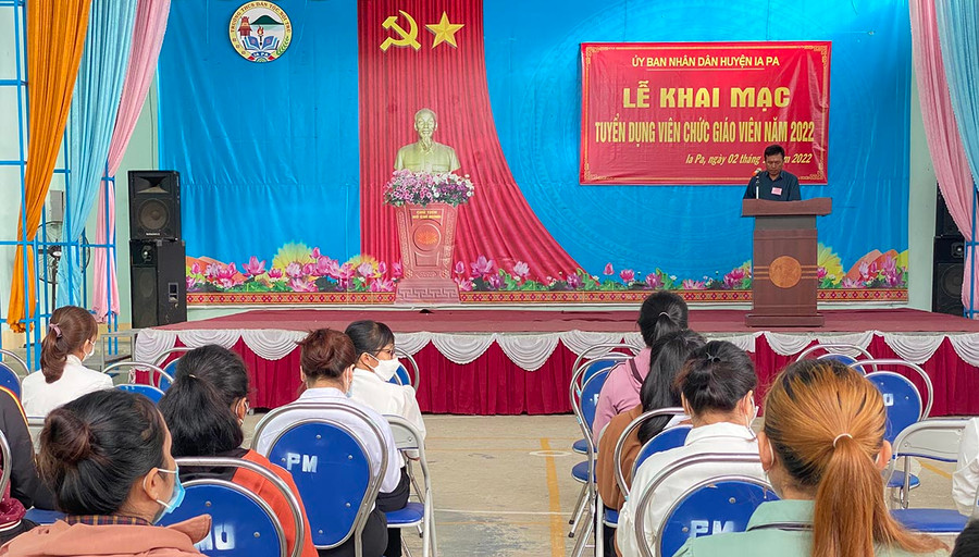 Quang cảnh lễ khai mạc. Ảnh: Mai Linh Quang cảnh lễ khai mạc. Ảnh: Mai Linh