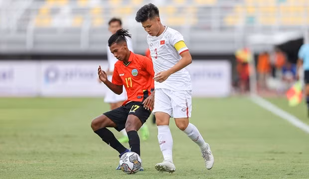  U20 Việt Nam khó giành vé vượt qua vòng bảng tại Vòng chung kết U20 châu Á 2023. (Ảnh: VFF)