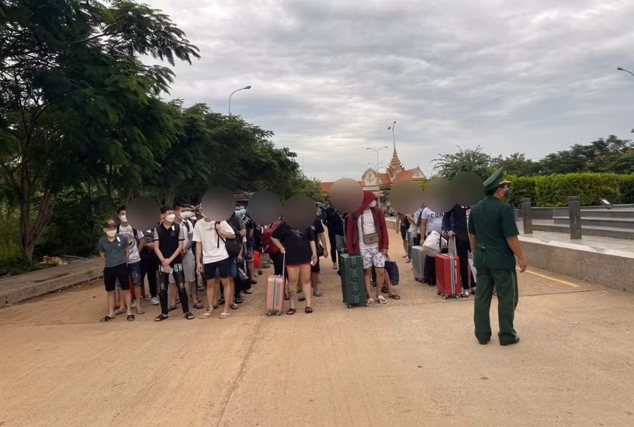 67 công dân được tiếp nhận về nước. Ảnh: BP