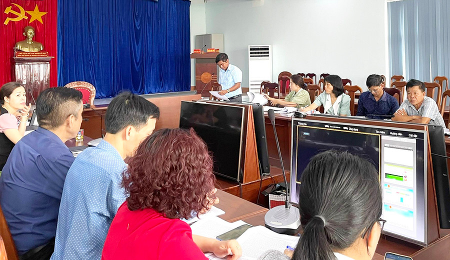 Quang cảnh buổi giám sát. Ảnh: Phương Liên Quang cảnh buổi giám sát. Ảnh: Phương Liên