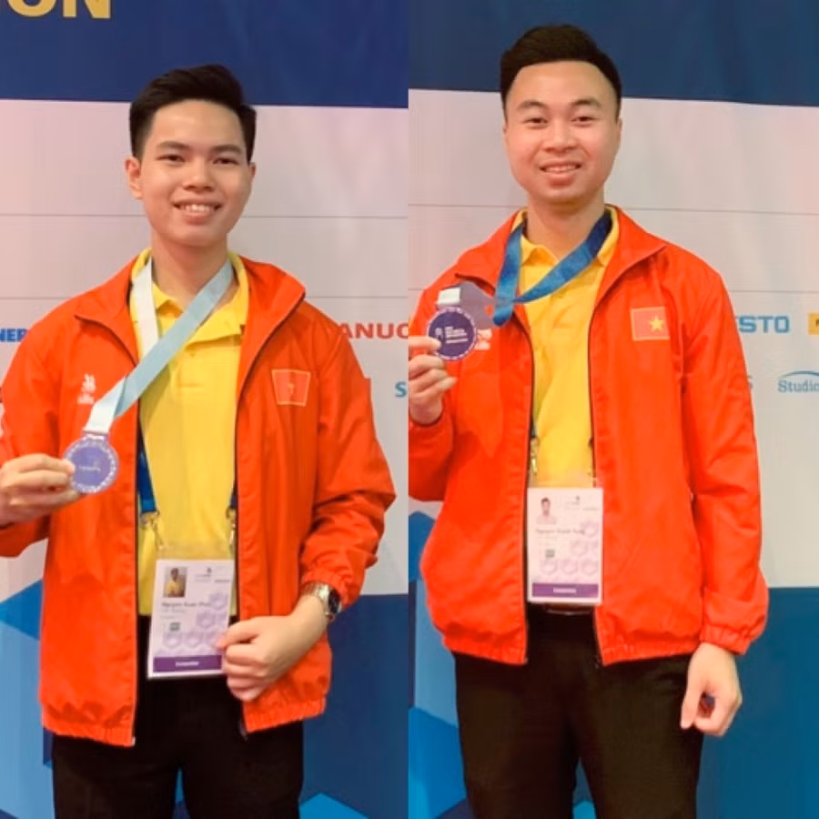 Thí sinh Nguyễn Xuân Thái và Nguyễn Thanh Tùng. Ảnh nguồn VnExpress Thí sinh Nguyễn Xuân Thái và Nguyễn Thanh Tùng. Ảnh nguồn VnExpress