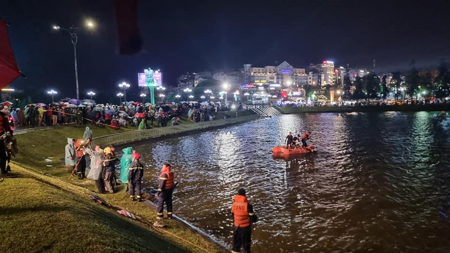  Hiện trường vụ tai nạn.