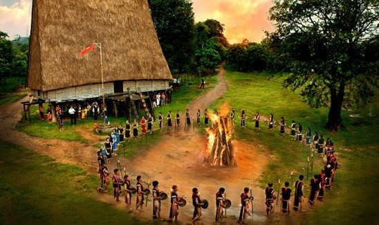 Không gian văn hóa cồng chiêng Tây Nguyên. Ảnh: J Travel