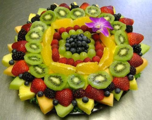  Cách trang trí đĩa hoa quả rất đơn giản mà bắt mắt