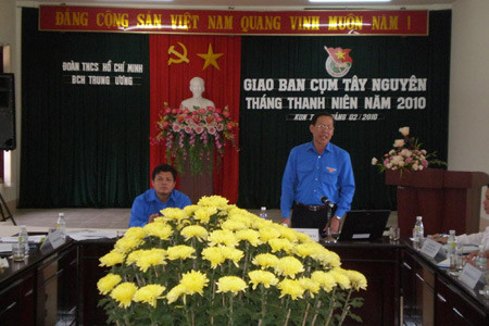 Trung ương Đoàn tổ chức giao ban cụm các tỉnh Tây Nguyên ảnh 1 Ảnh: Duy Tân