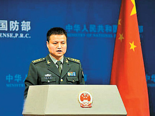 Phát ngôn của Bộ Quốc phòng Trung Quốc Dương Vũ Quân (Yang Yujun) phát biểu tại họp báo ngày 27-12.
