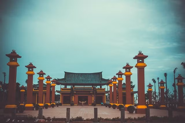 Nét đẹp đậm chất Nhật Bản tại khu du lịch.