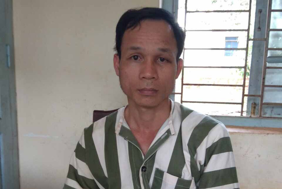 Đối tượng Hồ Trọng Đăng tại Cơ quan Công an. Ảnh: Văn Ngọc