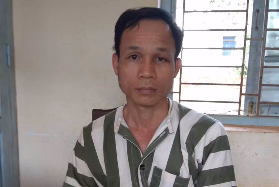 Đối tượng Hồ Trọng Đăng tại Cơ quan Công an. Ảnh: Văn Ngọc