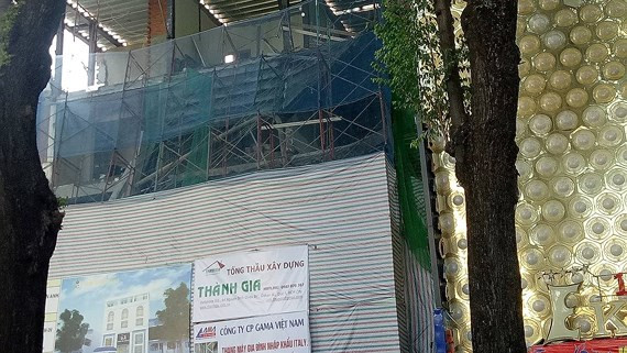 Công trình nơi xảy ra vụ việc