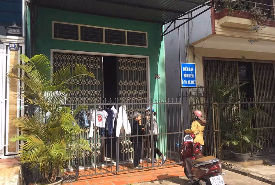 Nhà trẻ tư nơi xảy ra vụ việc. Ảnh: Văn Ngọc 