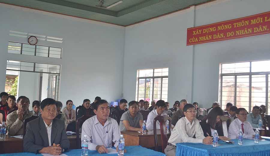 Hội thảo được đông đảo các hộ nông dân quan tâm. Ảnh: Lê Lan Hội thảo được đông đảo các hộ nông dân quan tâm. Ảnh: Lê Lan