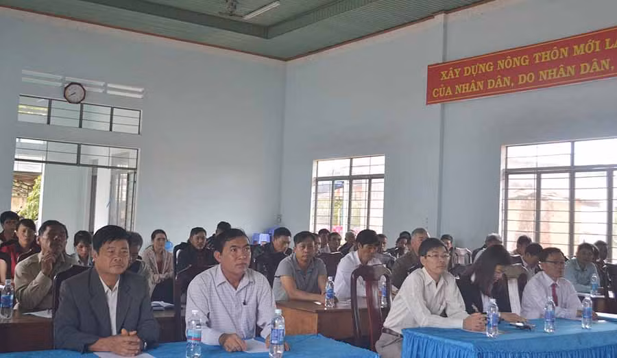 Hội thảo được đông đảo các hộ nông dân quan tâm. Ảnh: Lê Lan