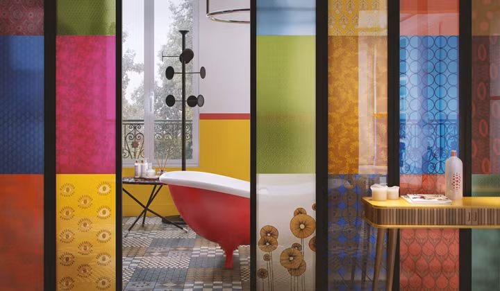  Các màu sắc được thiết kế rực rỡ sẽ khiến căn nhà của bạn ấm cúng, huyền ảo hơn.