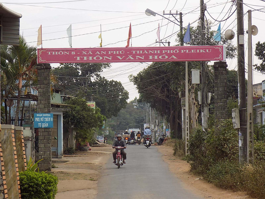 Thôn 8 xã An Phú là đơn vị tiêu biểu trong công tác phát triển đảng viên. Ảnh: Thanh Nhật