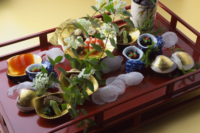  Một bữa ăn ở nhà hàng Kitcho, Kyoto, Nhật Bản có giá tầm 600 USD