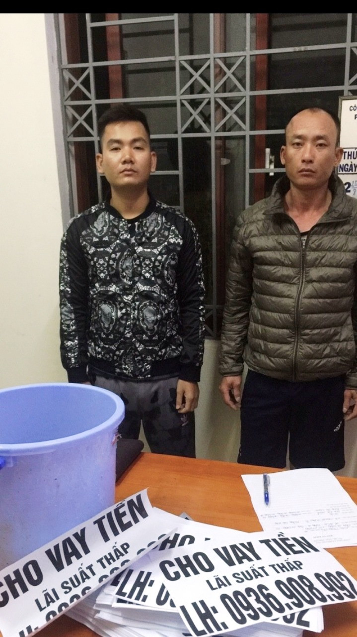 Công an TP.Pleiku bắt nhiều đối tượng người Hà Nội, Hải Phòng... vào Gia Lai cho vay nặng lãi. Ảnh Đình Văn