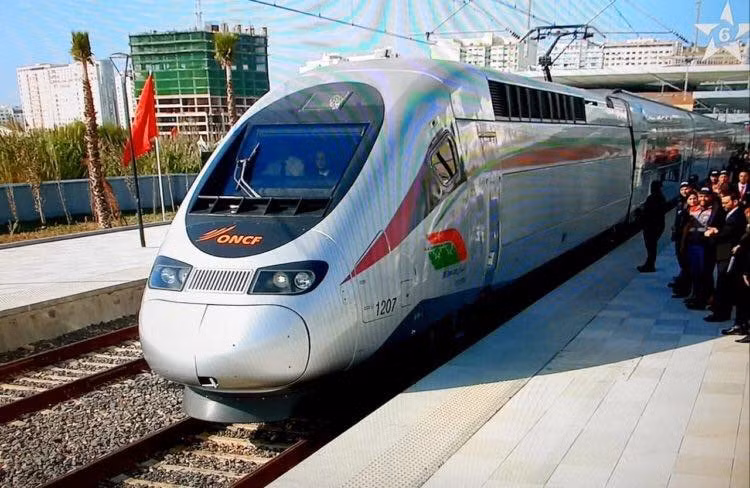 Tàu cao tốc Morocco mua của tập đoàn Alstom - Pháp.