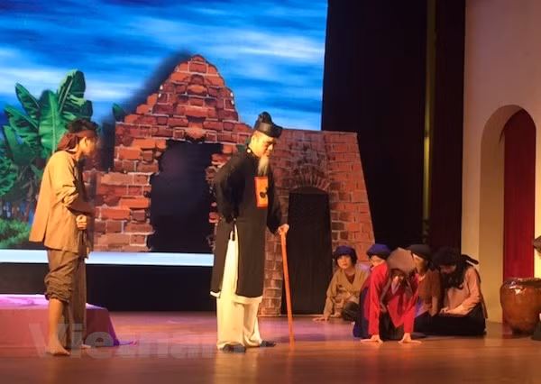 Dự kiến, vở diễn sẽ chính thức ra mắt khán giả Thủ đô vào tháng 1/2019. (Ảnh: PV/Vietnam+)