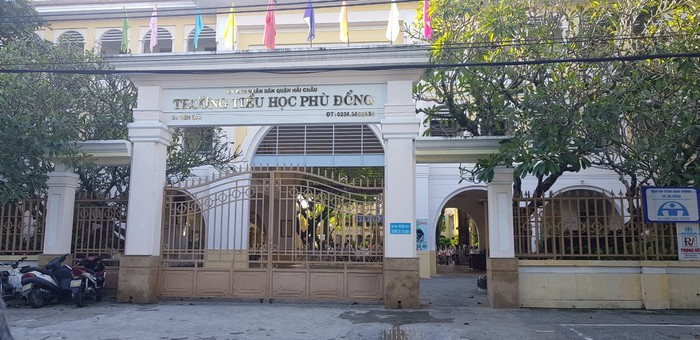 Trường tiểu học Phù Đổng, nơi xảy ra vụ việc - Ảnh: V.T