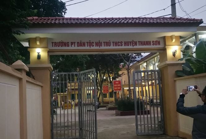  Trường phổ thông dân tộc nội trú THCS huyện Thanh Sơn (ảnh: TPO)