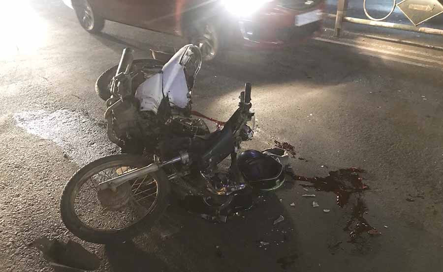 Hiện trường vụ tai nạn. Ảnh: Hà Phương