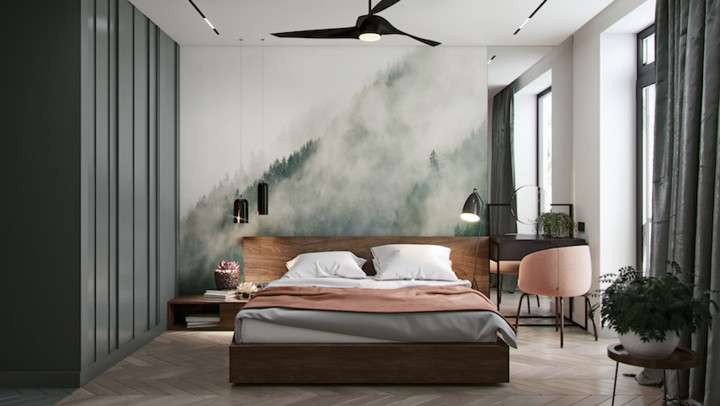 Dù chỉ có một phòng ngủ duy nhất nhưng nội thất bên trong vẫn được bố trí vô cùng tinh tế.