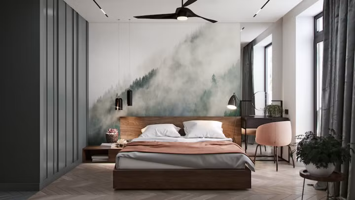 Dù chỉ có một phòng ngủ duy nhất nhưng nội thất bên trong vẫn được bố trí vô cùng tinh tế.