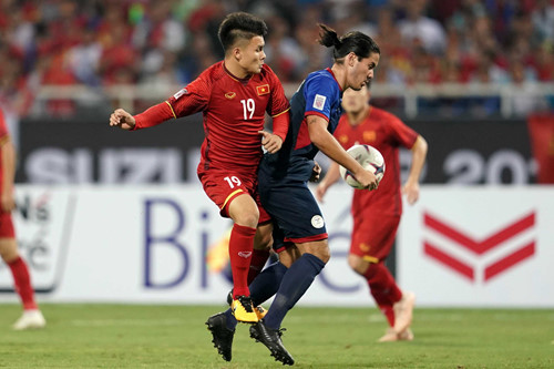  Tuyển VN (áo đỏ) theo HLV Ong Kim Swee đã trưởng thành vượt bậc từ giải U.23 châu Á