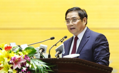 Trưởng Ban Tổ chức Trung ương Phạm Minh Chính. (ảnh: Vietnamnet)