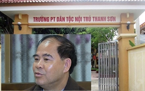 Ông Đinh Bằng My - hiệu trưởng trường Phổ thông dân tộc nội trú Thanh Sơn. (Ảnh: Trường Nguyễn)  Ông Đinh Bằng My - hiệu trưởng trường Phổ thông dân tộc nội trú Thanh Sơn. (Ảnh: Trường Nguyễn)