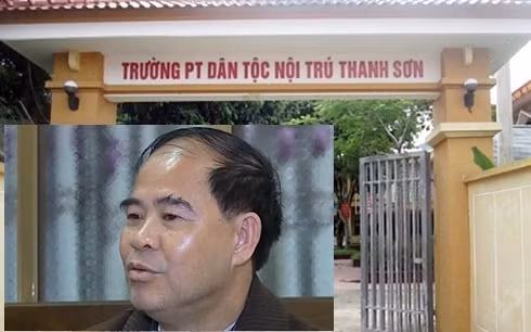  Ông Đinh Bằng My - hiệu trưởng trường Phổ thông dân tộc nội trú Thanh Sơn. (Ảnh: Trường Nguyễn)