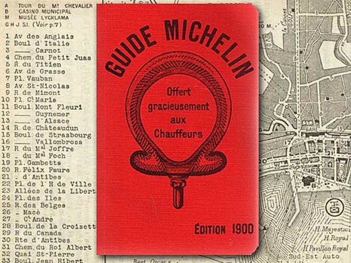 Ấn phẩm Michelin Guide đầu tiên Ấn phẩm Michelin Guide đầu tiên