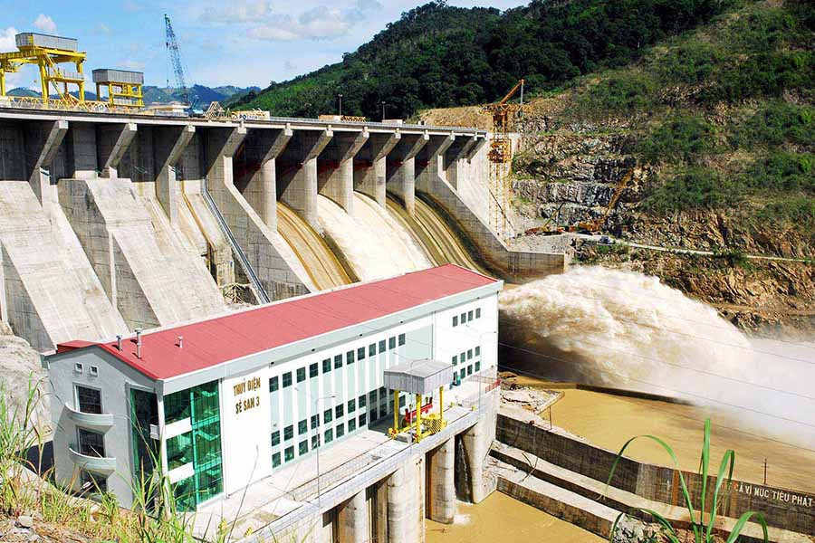 Thủy điện Sê San 3. Ảnh: Đức Thụy