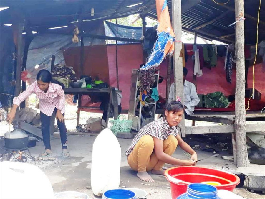 Nhiều gia đình người dân Tây Nguyên tan nhà nát cửa vì tín dụng đen. Ảnh Đình Văn