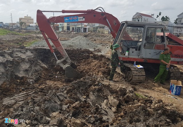 Hiện trường vụ nổ khiến hai người bị thương. Ảnh: Minh Anh.