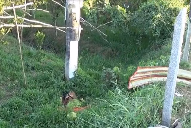 Hiện trường án mạng. Ảnh: Chánh Tín. 