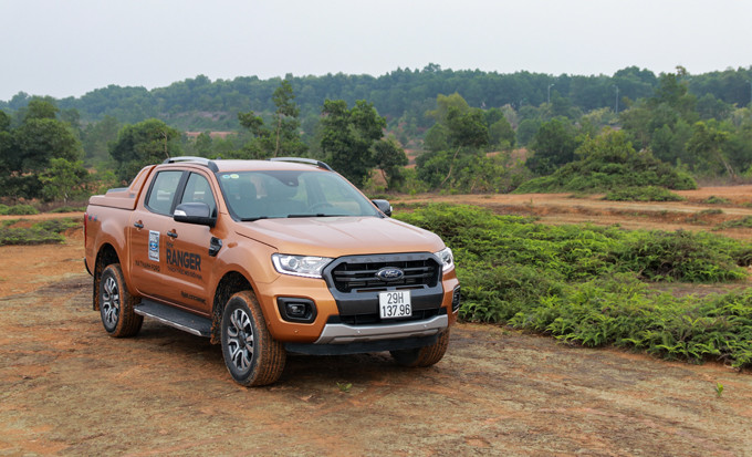Ford Ranger mới tại Hà Nội.  Ford Ranger mới tại Hà Nội.
