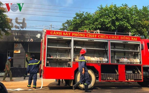 Hiện trường vụ cháy Hiện trường vụ cháy
