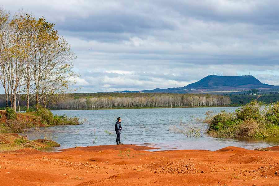  Khung cảnh lãng mạn ở hồ Ia Ring. Ảnh: Chu Thế Dũng
