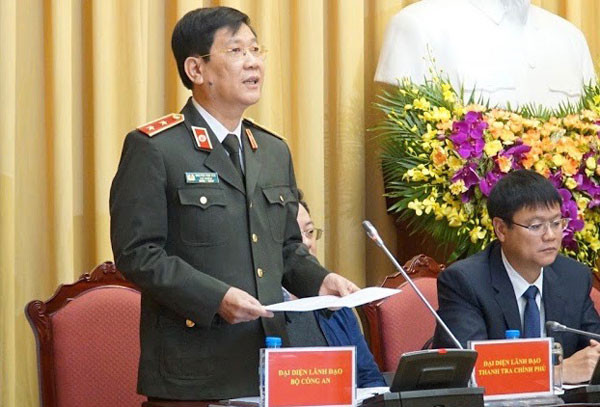 Thứ trưởng Bộ Công an Nguyễn Văn Sơn giới thiệu nội dung cơ bản của Luật Công an nhân dân sửa đổi