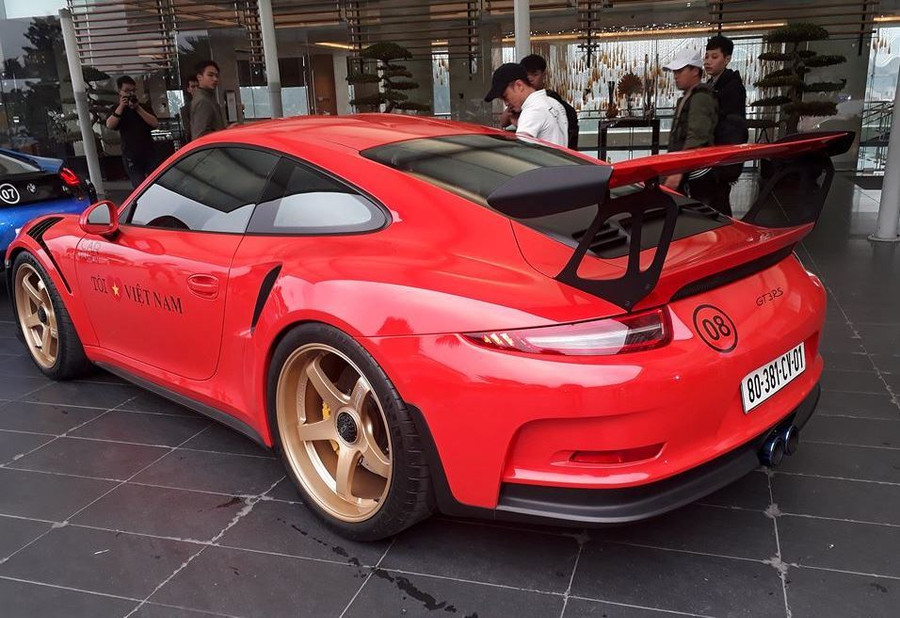 Porsche GT3 RS trị giá hơn 11 tỷ đồng được Cường 