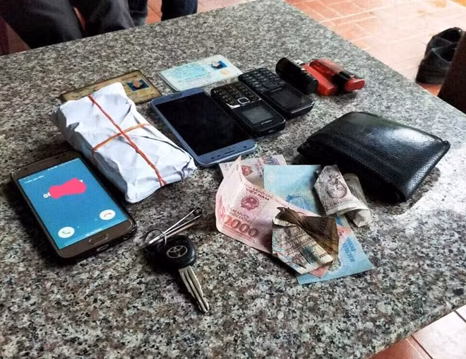 Tang vật trong vụ án.