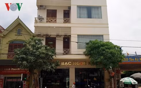 Tiệm vàng nơi xảy ra vụ trộm