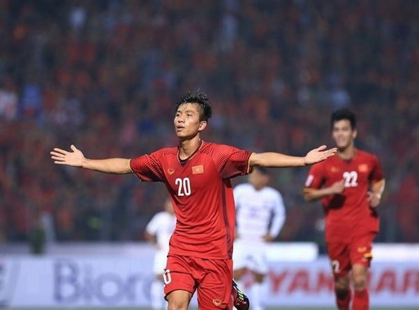 Tiền đạo Phan Văn Đức (20). (Ảnh: Trọng Đạt/TTXVN)