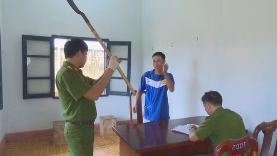 Đối tượng Nguyễn Hữu Út tại cơ quan điều tra