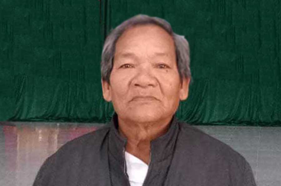  Ông Đinh Văn Chiêm-một trong những người có uy tín trên địa bàn huyện Kông Chro. Ảnh: P.L