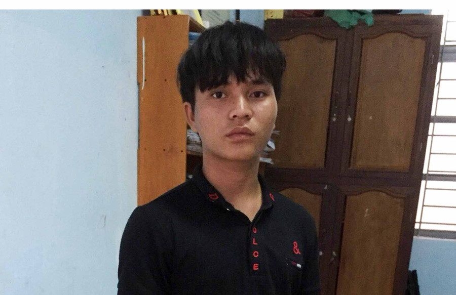 Đối tượng Thuynh đã đến đầu thú tại Cơ quan Công an. Ảnh: Văn Ngọc 